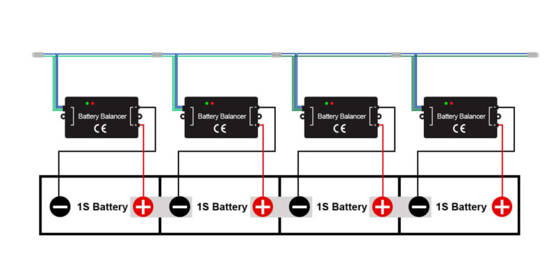 battery voltage balancer diagram