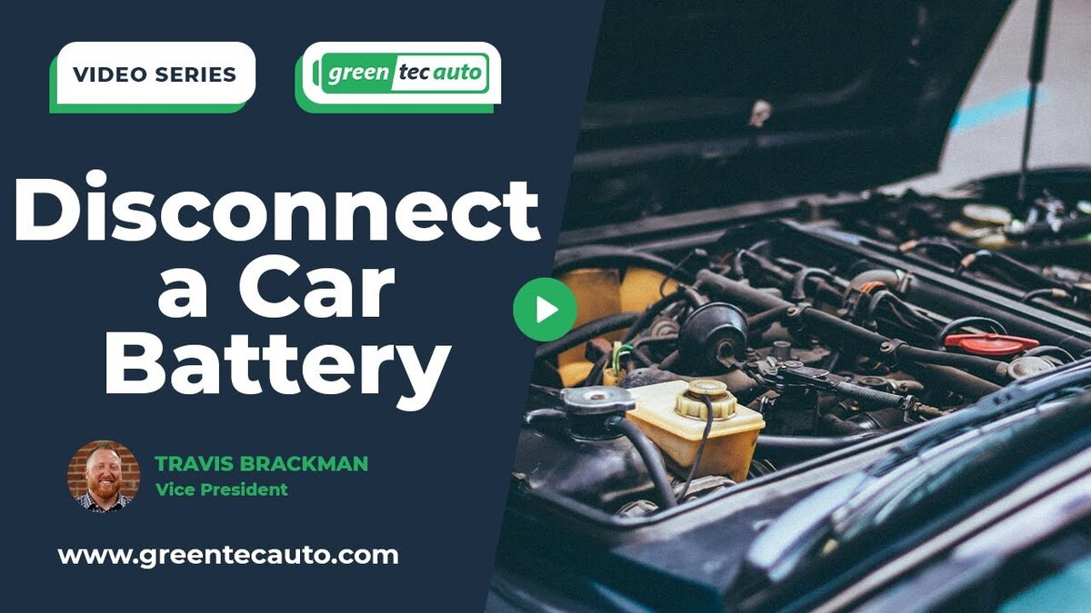 disconnect a car battery