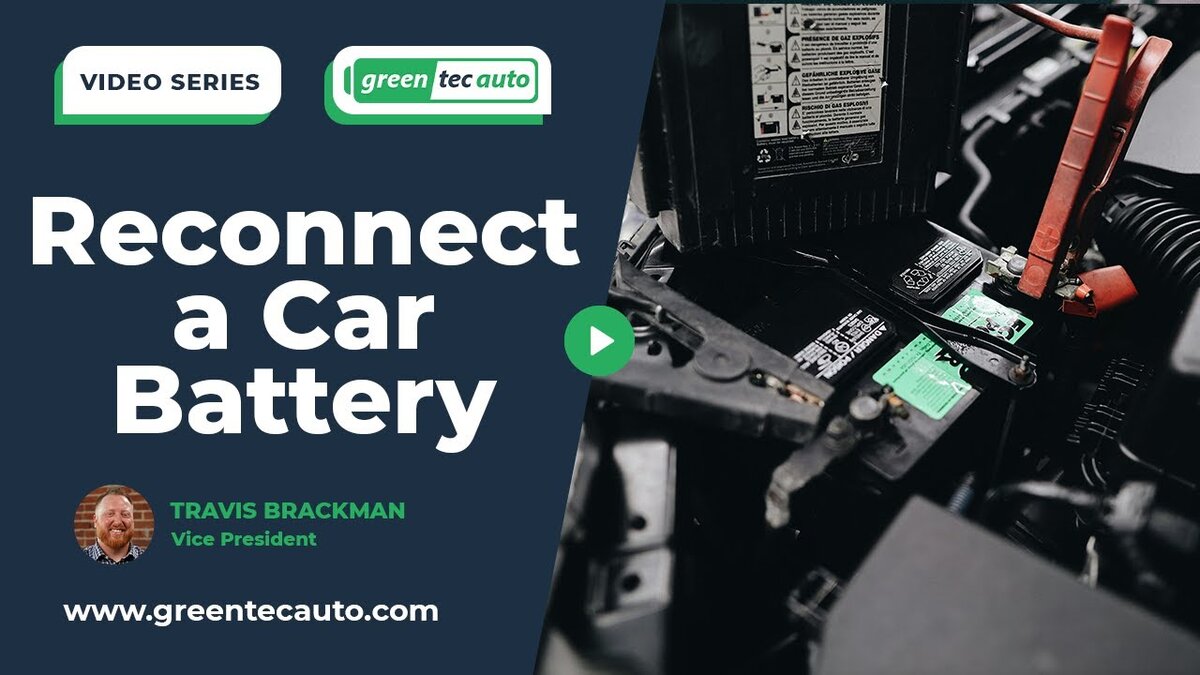 reconnect a car battery