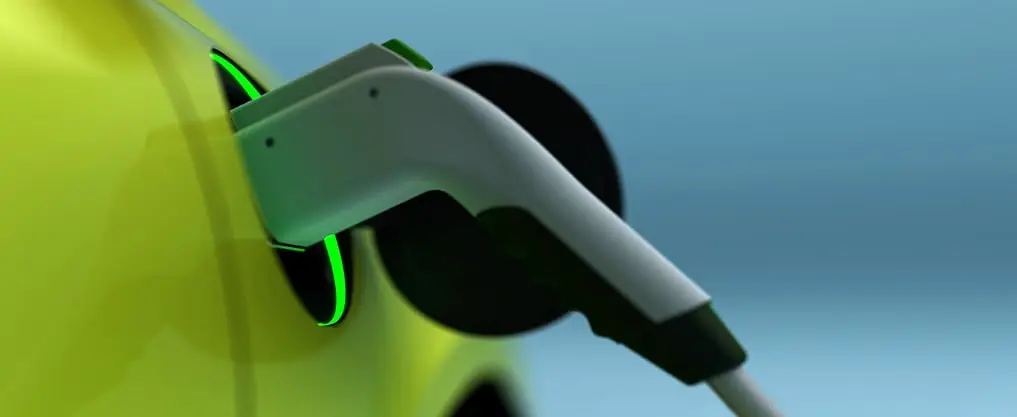 Car Charging at Charge Station