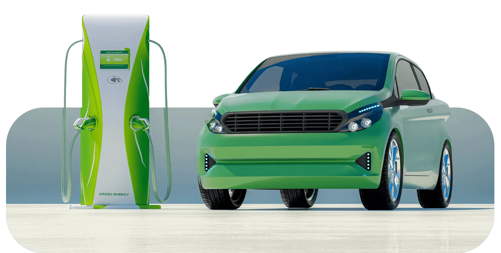 Car at Charging Station