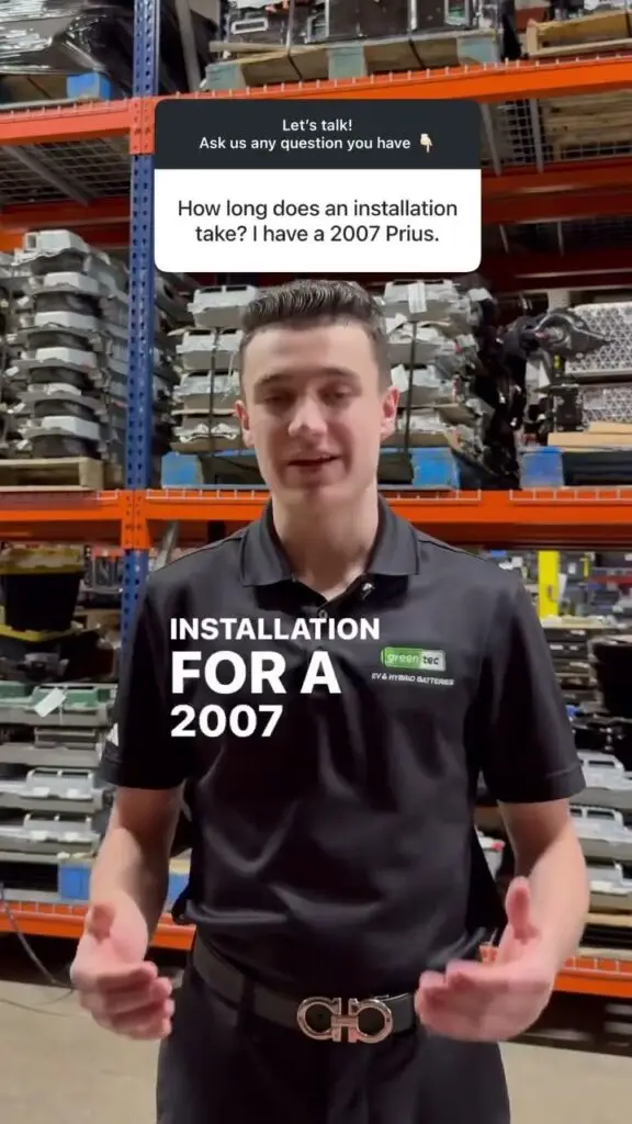 2008 Toyota Prius Battery Installation